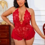 Plus Size Lace Bodysuit - Image 3