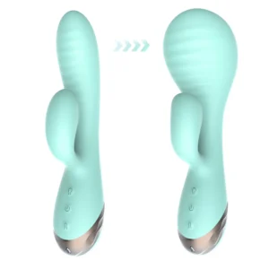 Inflatable Wellness Massager with adjustable function, silicone and ABS body, inflate key, deflate key, and discreet adult wellness design