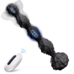 Beaded Remote Massager with medical silicone body, 7 vibration modes, flexible size design, and discreet adult wellness styling