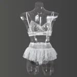White Embroidery Lingerie Set - Image 3